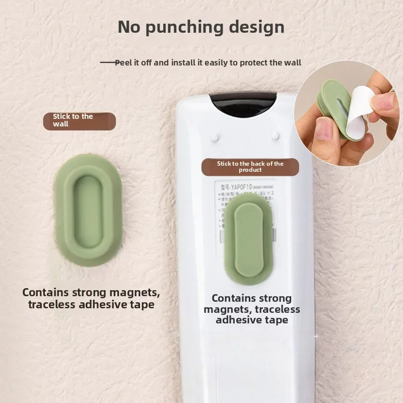 Remote Control Holder – Magnetic Self-Adhesive Wall Mount
