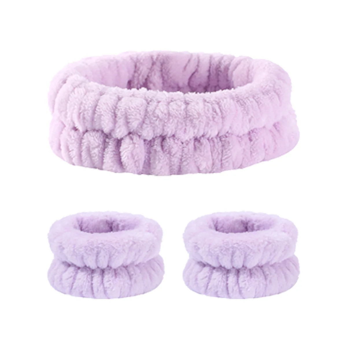 Face Wash Wristbands 2-Piece Set Water Absorbent Sweatbands