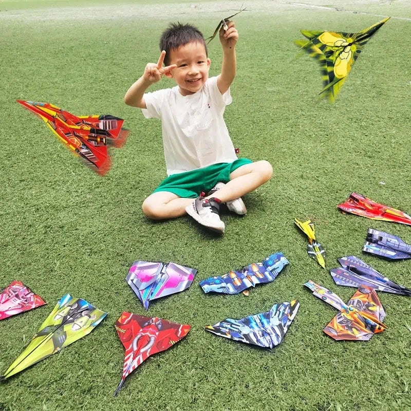 Paper Airplane Craft Kit DIY Origami Folding Activity for Kids