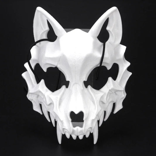 Halloween Animal Mask Resin Half Face Costume for Parties