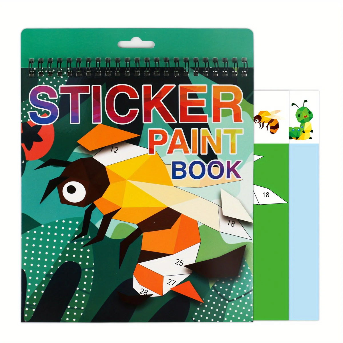Sticker Activity Book for Kids, Sticker by Number Travel Toy