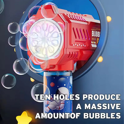 Bubble Gun Toy Automatic Bubble Blower for Kids Outdoor Play