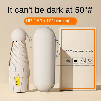 Mini UV Umbrella – Compact Folding Sun & Rain Protection
