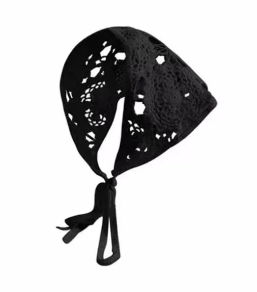 Women's Headscarf, Knitted Triangular Summer Head Wrap