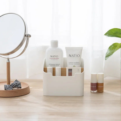 Remote Control Organizer with Tissue Holder & Desktop Storage