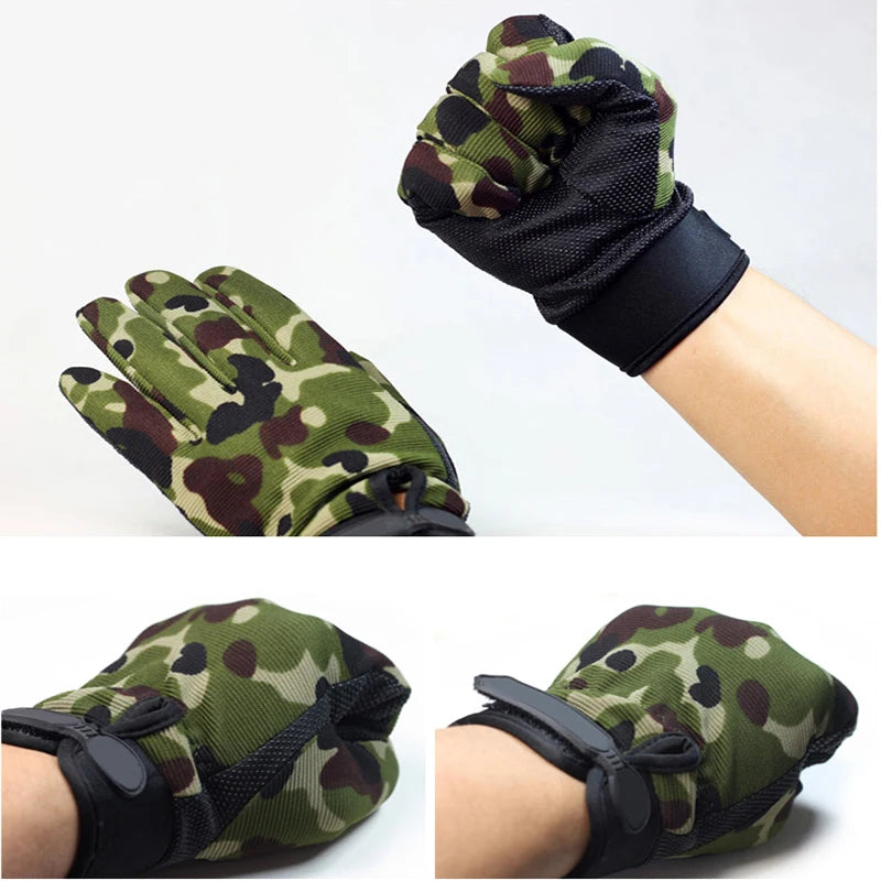 Cycling Gloves, Breathable Non Slip Riding Gloves Full Finger