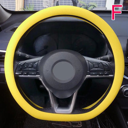 Silicone Steering Wheel Cover Universal Anti Slip Stretch Fit