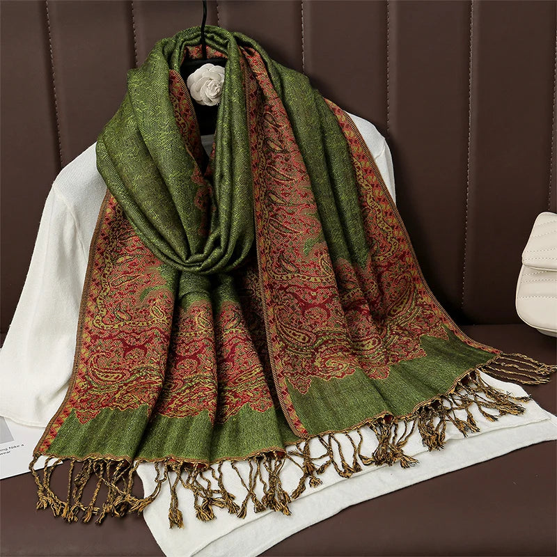Women's Winter Scarf, Soft Pashmina Shawl Wrap