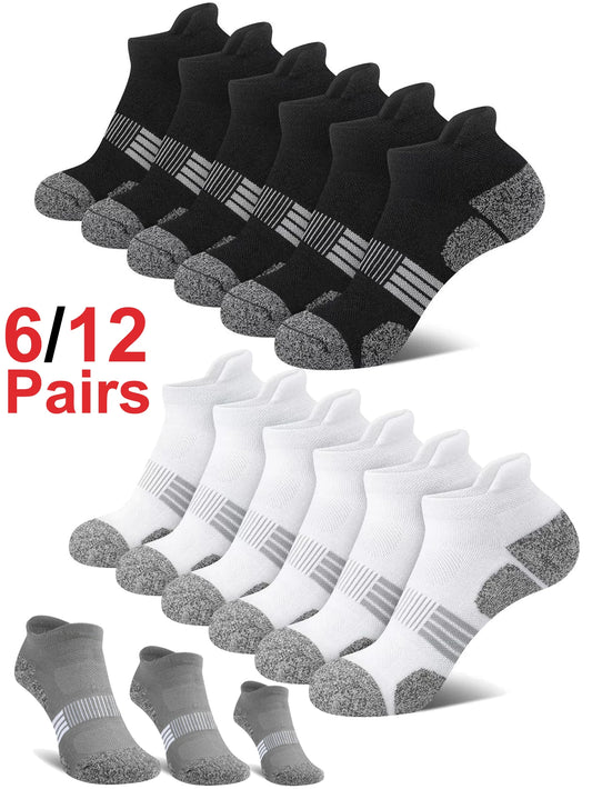 Men's Ankle Socks – Breathable Cotton Low Cut Sports Socks
