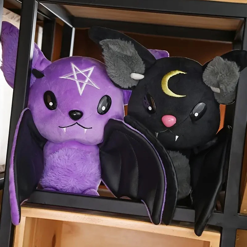 Bat Plush Toy 22cm Soft Stuffed Animal for Halloween Decor