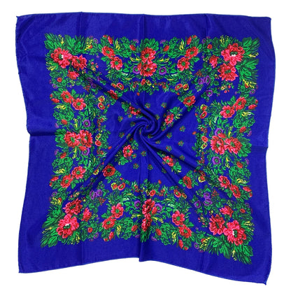 Women's Square Scarf, 70×70cm Printed Head Scarf and Bandana