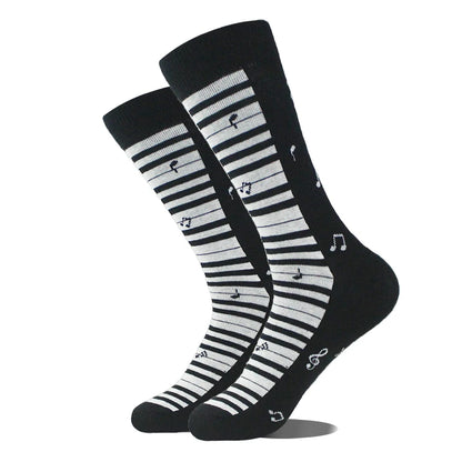 Men's Funny Socks, Novelty Cotton Crew Socks, Crazy Designs