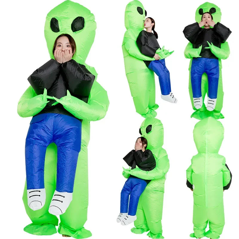 Inflatable Alien Costume for Adults and Kids Halloween Party