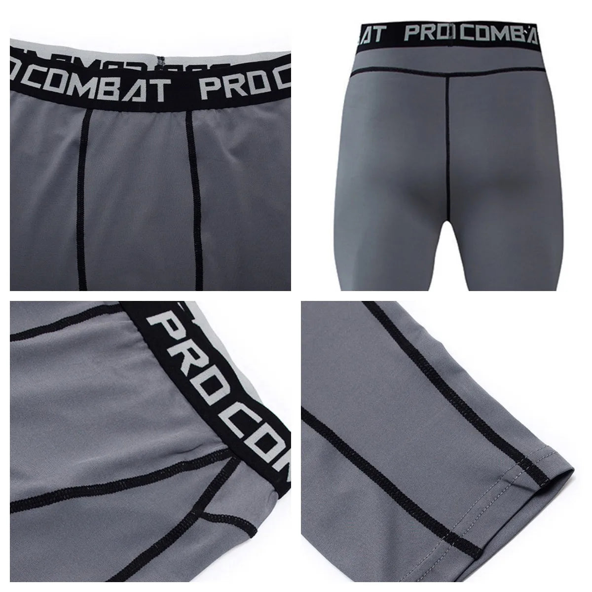 Men's Workout Shorts Compression Fitness Gym Running Training