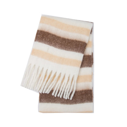 Pashmina Scarf for Women, Warm Plaid Winter Shawl Wrap