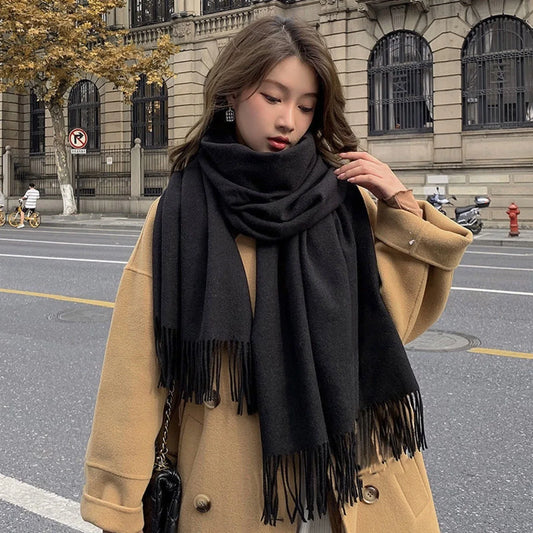 Women’s Winter Scarf – Warm Imitation Cashmere Shawl Wrap