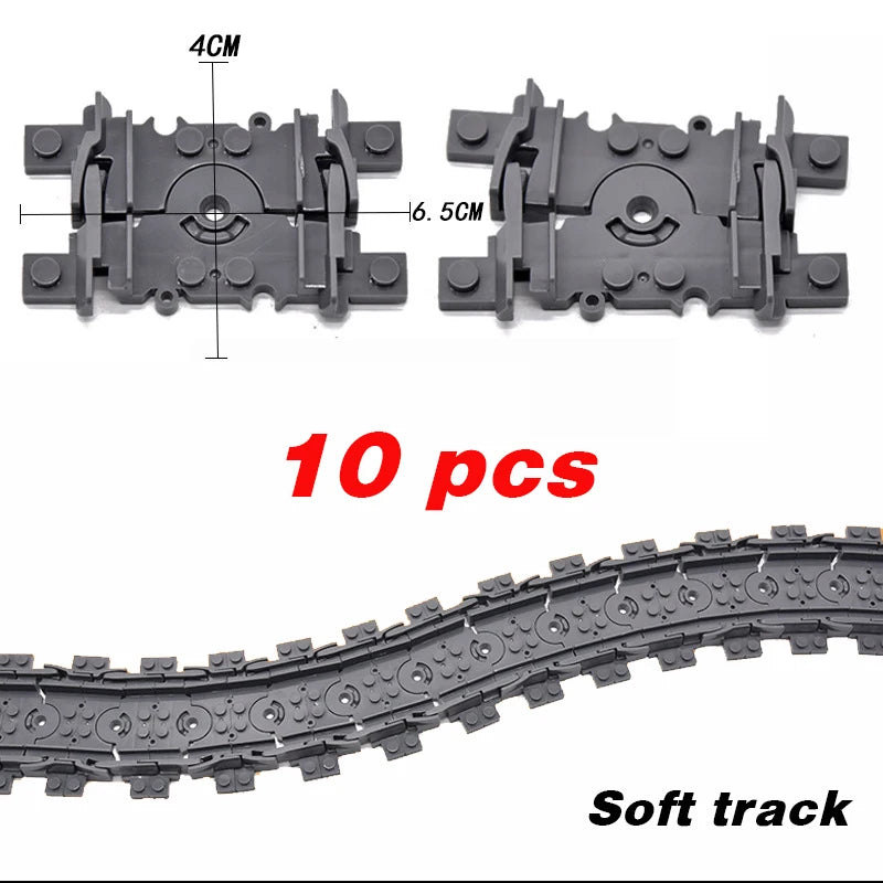 Flexible Train Tracks Set – Curved & Straight Rails for Kids
