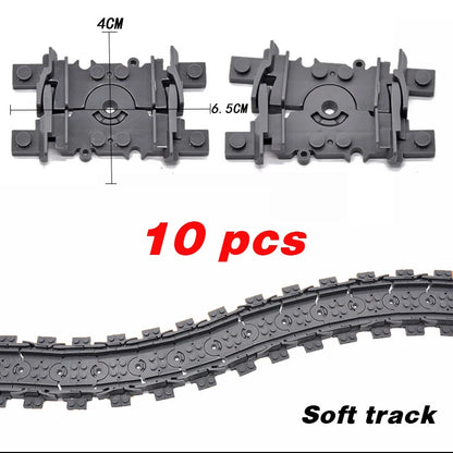 Flexible Train Tracks Set – Curved & Straight Rails for Kids