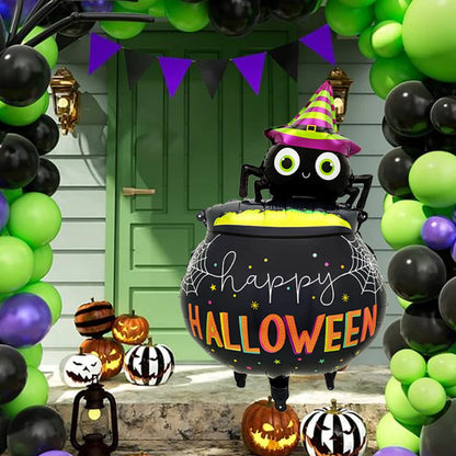 Halloween Spider Balloon Aluminum Foil Party Decoration 1-2PCS