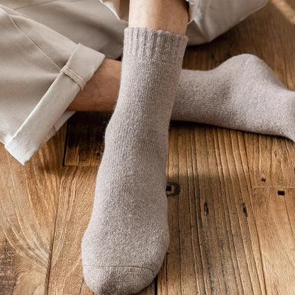 Winter Wool Socks Thick Warm Unisex Crew Socks for Cold Weather