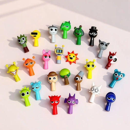24Pcs Mini Action Figures Set, PVC Toy Figures for Kids