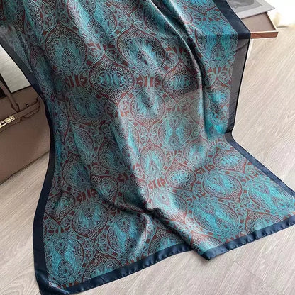 Women's Long Scarf – Smooth Polyester Shawl for All Seasons