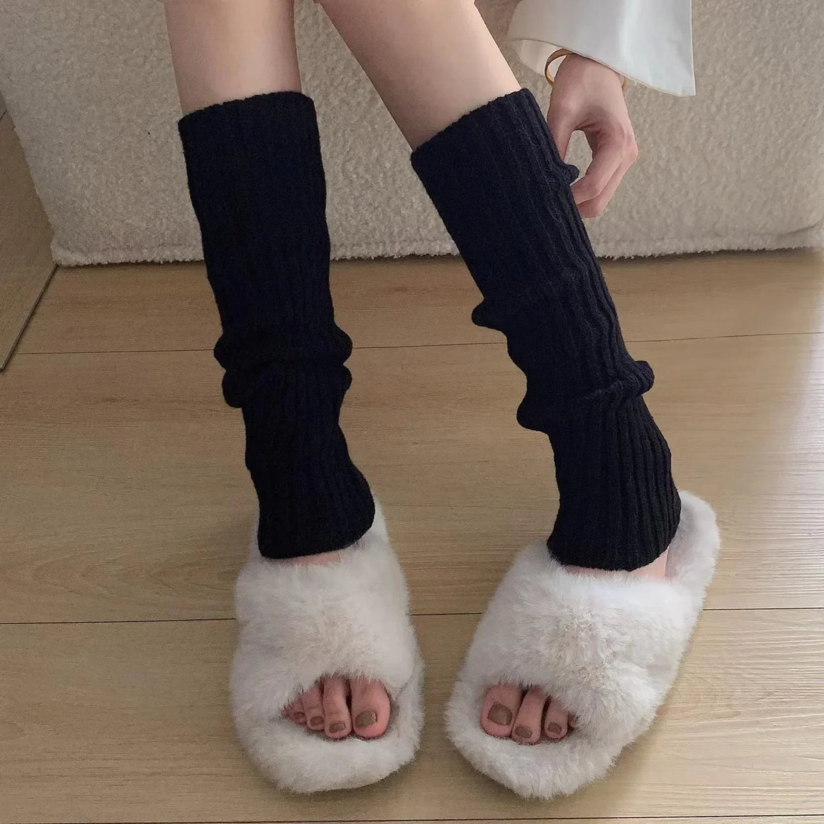Women's Leg Warmers – Knitted Winter Socks 42/52/72cm