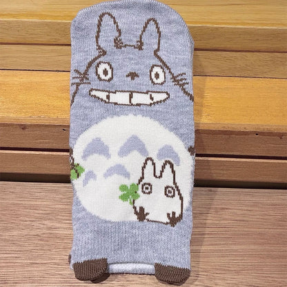 Women's Cartoon Ankle Socks – Cute Cotton Blend Low-Cut Socks