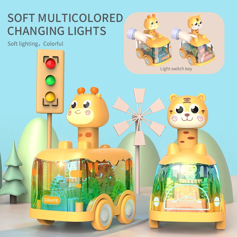 Pull Back Toy Car for Kids – Friction Powered Children's Vehicle