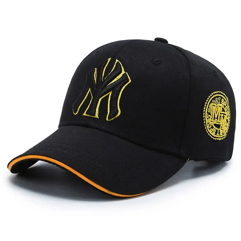 Unisex Baseball Cap with Letter Embroidery Adjustable Hat