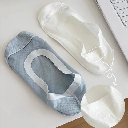 Women’s No Show Socks – Breathable Mesh Low Cut Cotton Socks
