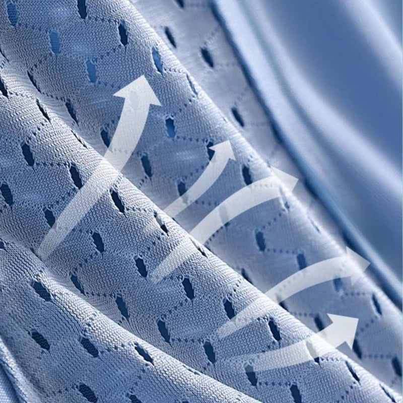 Men's Boxer Briefs Ice Silk Breathable Stretch Trunks