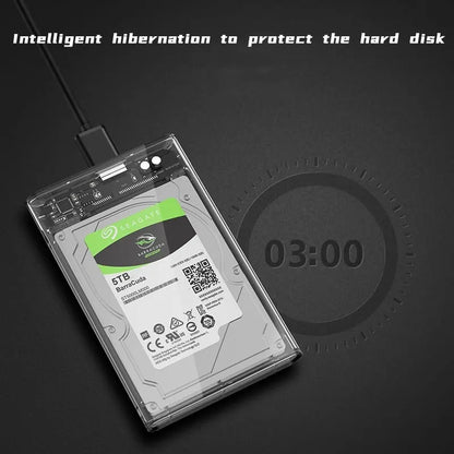 2.5 Inch HDD Enclosure USB 3.0 SATA SSD Hard Drive Case
