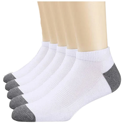 Men's Crew Socks Breathable Cotton Sports Socks 5/10 Pairs