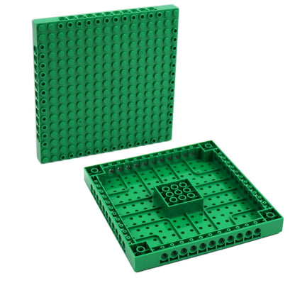 16x16 Building Block Base Plate Double-Sided DIY Construction