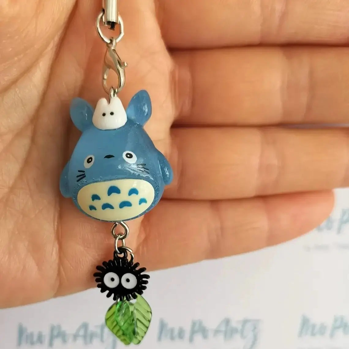Cute Phone Charm Wooden Animal Keychain Bag Accessory