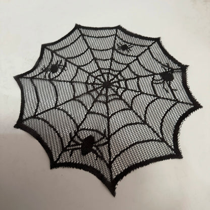 Halloween Tablecloth 30cm Black Spider Table Runner Decoration