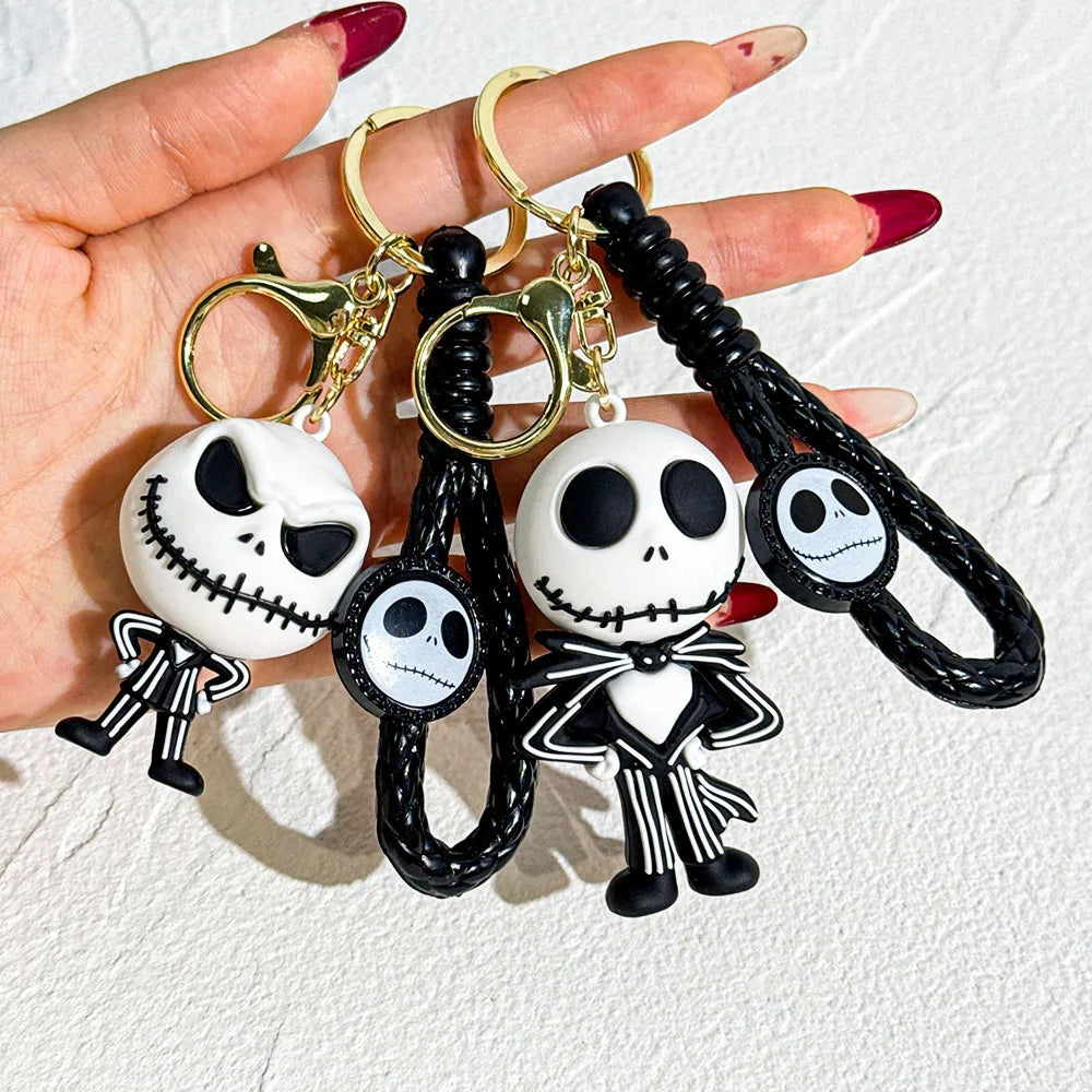 Halloween Keychain Silicone Cartoon Pendant for Backpack and Keys