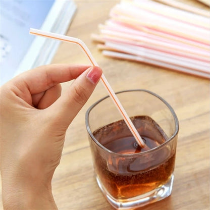Reusable Drinking Straws Multicolor Bendable Party Straws