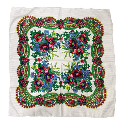 Women's Square Scarf, 70×70cm Printed Head Scarf and Bandana