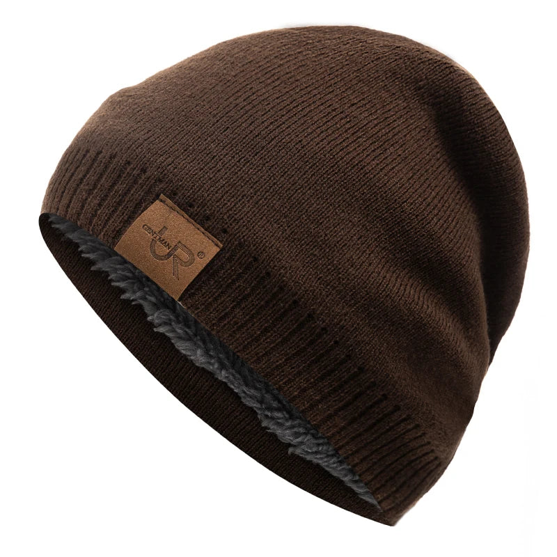 Winter Beanie, Warm Knitted Hat for Men and Women