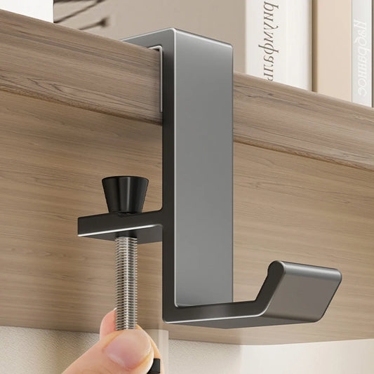 Desk Bag Hook – Punch-Free Hanging Holder for Bags & Accessories