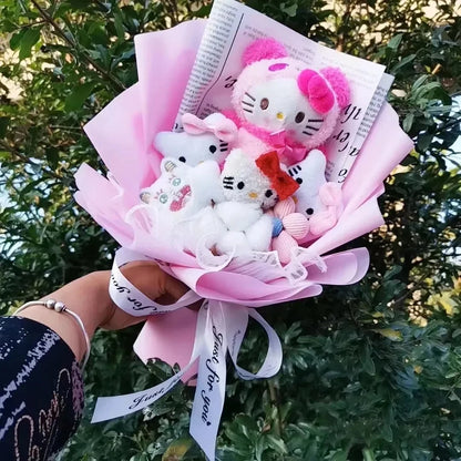 Plush Flower Bouquet with Soft Plush
