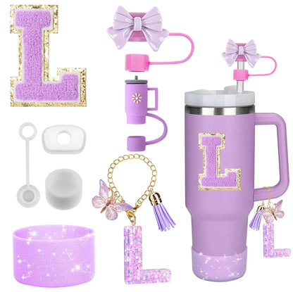 Tumbler Accessories Set – 8PCS Silicone Straw & Cup Covers
