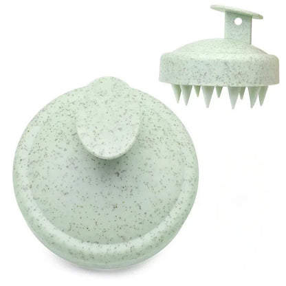 Silicone Shampoo Brush Scalp Massage Hair Washing Brush