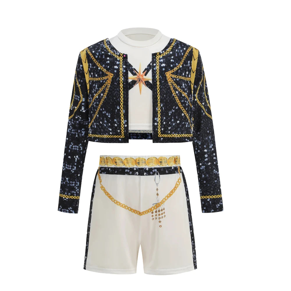 Kids Stage Performance Costume Singer Dance Outfit for Halloween