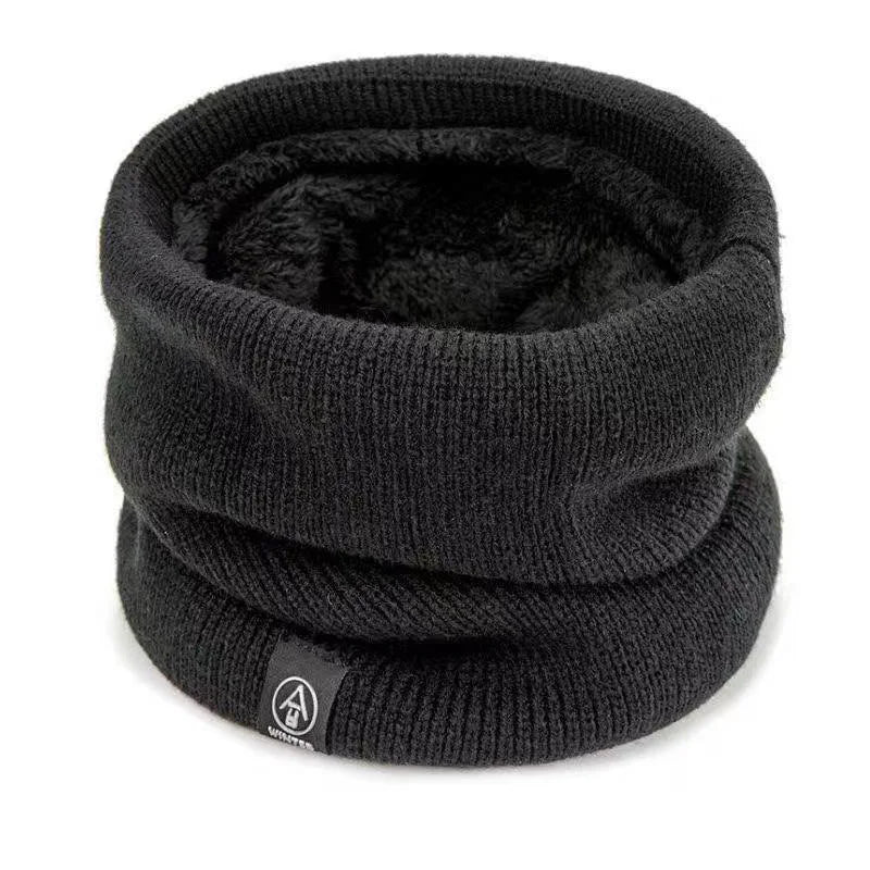 Winter Neck Gaiter Thick Knitted Warm Scarf for Outdoor Sports
