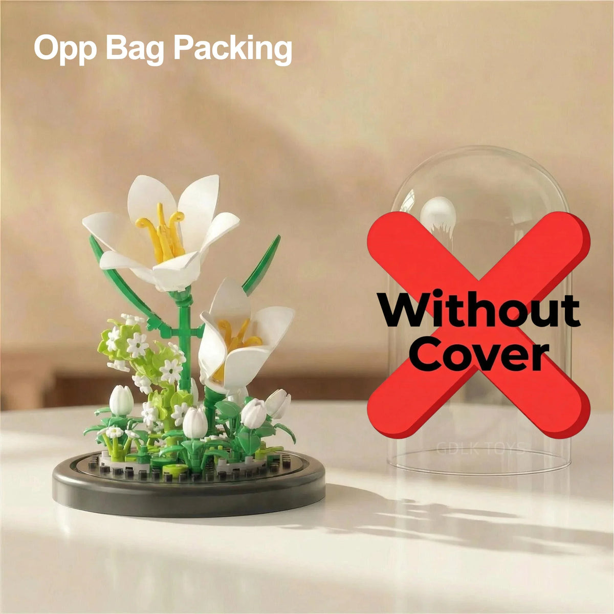 Flower Bouquet Building Blocks DIY Plant Model for Home Decor