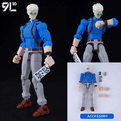 Poseable Action Figure 14cm 3D Printed Collectible Model