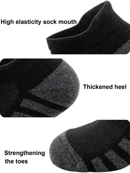 Athletic Ankle Socks – Cushioned Breathable Running Sports Socks